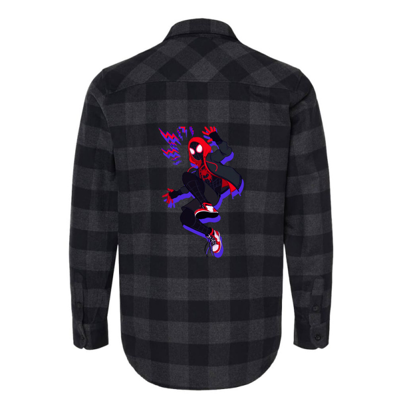 Miles Morales Spiderverse Flannel Shirt by BrendaAndersonClayton | Artistshot