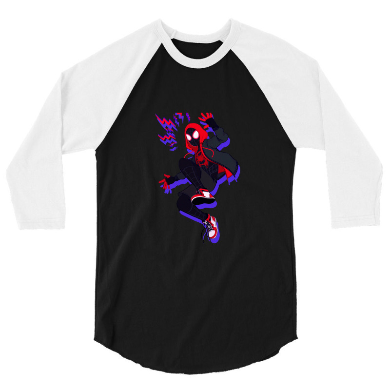 Miles Morales Spiderverse 3/4 Sleeve Shirt by BrendaAndersonClayton | Artistshot