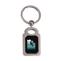 Climbing Bouldering 1 Silver Rectangle Keychain | Artistshot