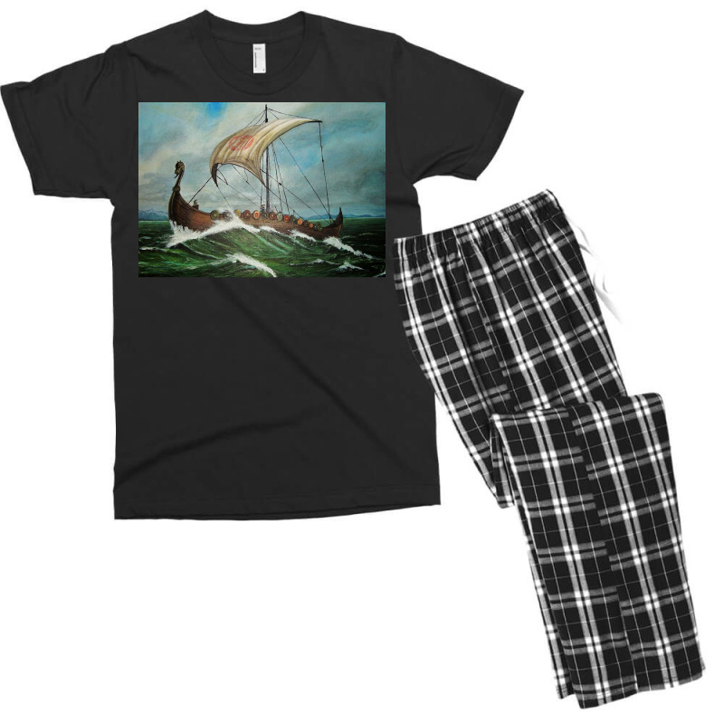 Quotnew Landsquot  Trending Blue Men's T-shirt Pajama Set | Artistshot