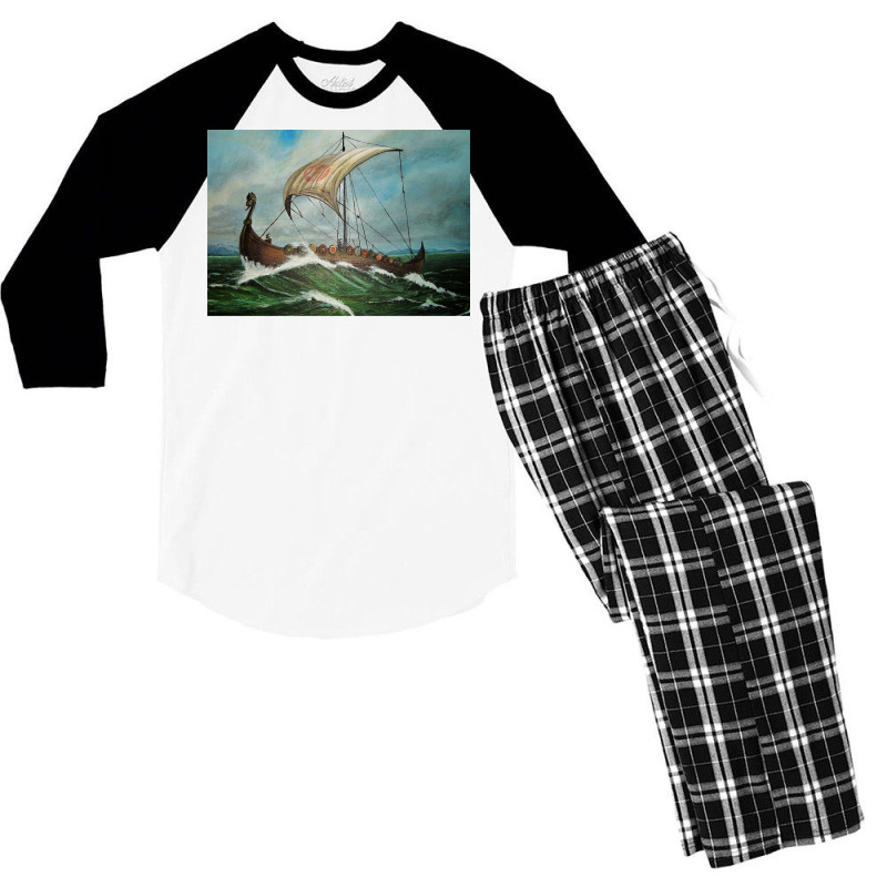 Quotnew Landsquot  Girl Summer Men's 3/4 Sleeve Pajama Set by cuestapinnb | Artistshot