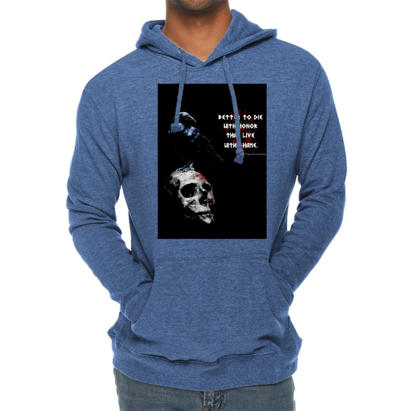 Raven  70s Humor Lightweight Hoodie | Artistshot