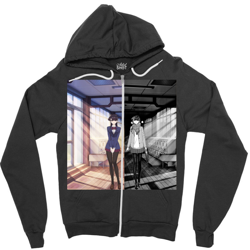 Komi Can't Communicate Anime Manga 1 Zipper Hoodie | Artistshot