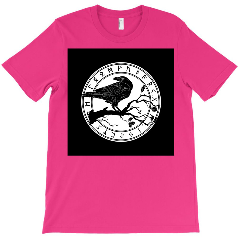 Raven Of Odin Norse Runes Tattoo Viking  Cool Tumblr T-shirt | Artistshot