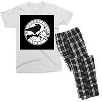 Raven Of Odin Norse Runes Tattoo Viking  Cool Tumblr Men's T-shirt Pajama Set | Artistshot