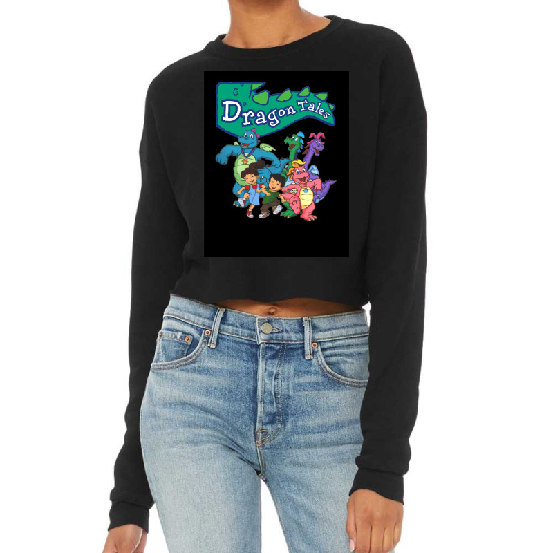 Dragon Tales Graphic Poster Stars Cropped Sweater by armesamaro | Artistshot