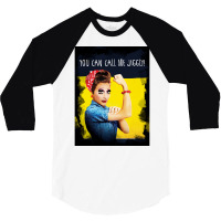 You Can Call Me Jiggly Poster Quote 3/4 Sleeve Shirt | Artistshot