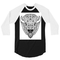 Norse Bison  Gift Cute 3/4 Sleeve Shirt | Artistshot