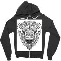 Norse Bison  Gift Cute Zipper Hoodie | Artistshot