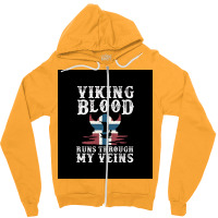 Northern Viking Norwegian Blood Norway  Funny Humor Zipper Hoodie | Artistshot