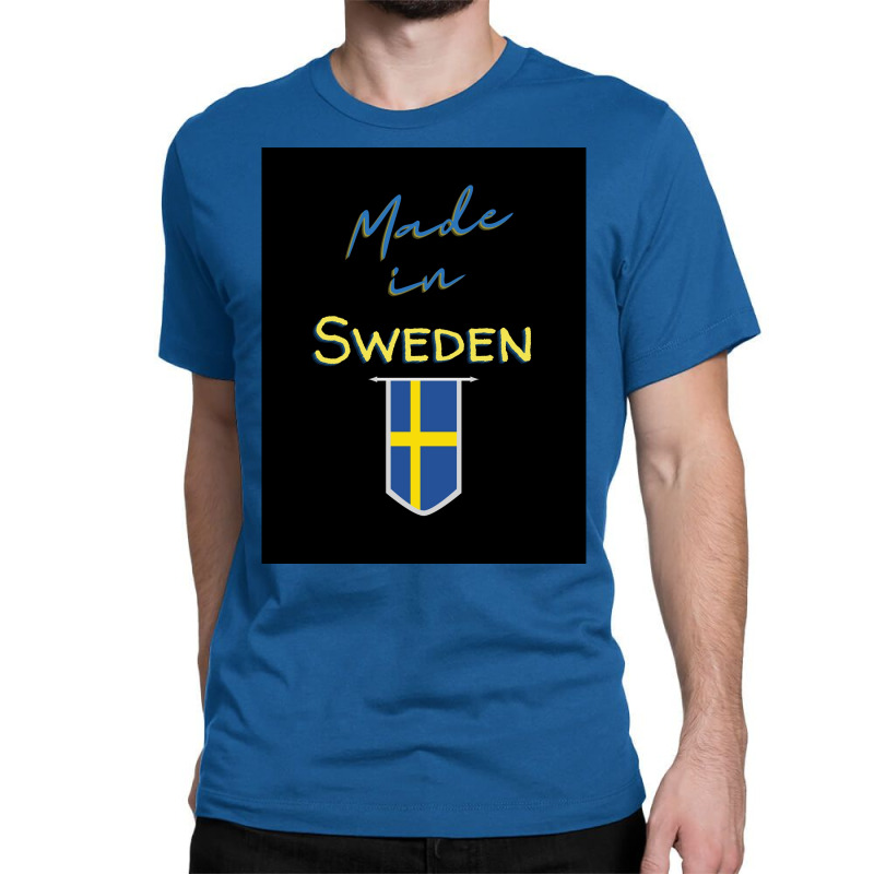 Swedish Flag Stockholm Viking Gift Funny Sweden  Vintage Retro Classic T-shirt | Artistshot