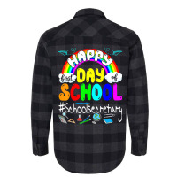 Limited Edition First Day Of School School Secretary Back To School Ra Flannel Shirt | Artistshot