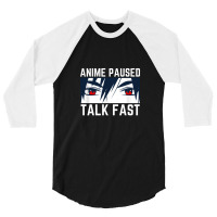 Anime Quote  Ask Me About Anime 3/4 Sleeve Shirt | Artistshot