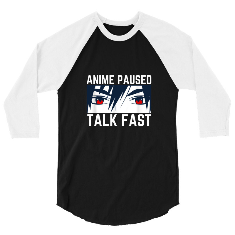 Anime Quote  Ask Me About Anime 3/4 Sleeve Shirt | Artistshot