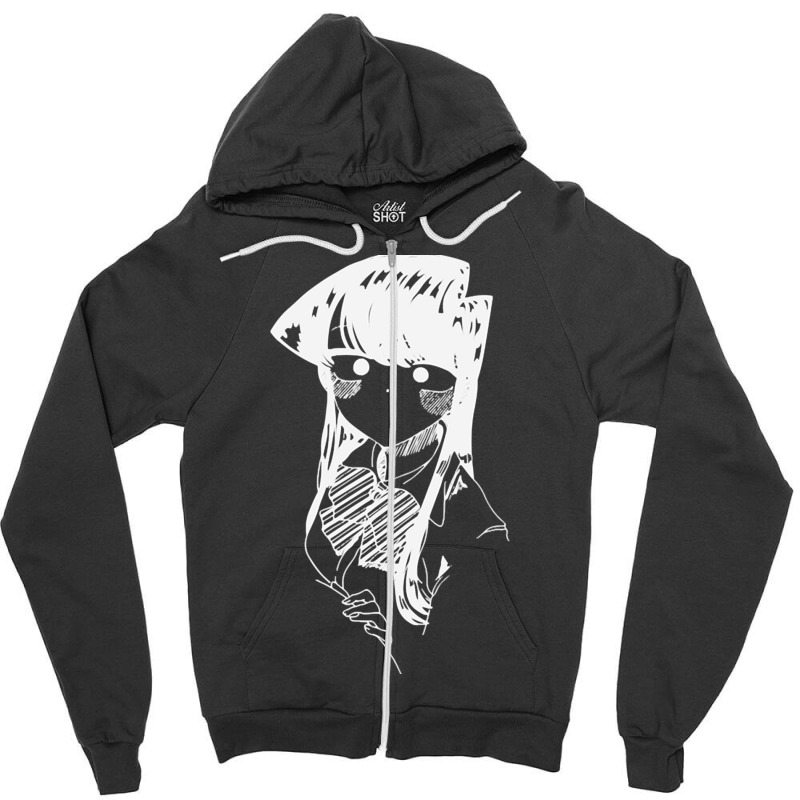 Komi Sananime Zipper Hoodie | Artistshot