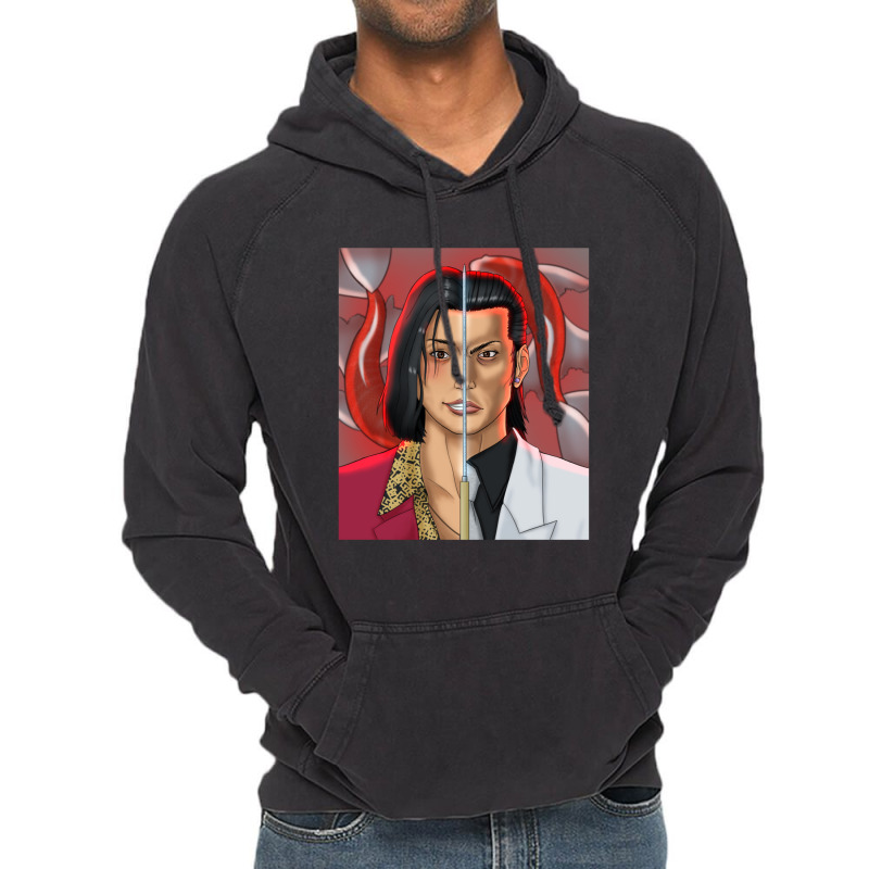 Nishiki Split Digital Portrait 1 Vintage Hoodie by SandraMarianela | Artistshot