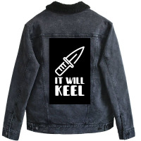 It Will Keel Poster Tumblr Unisex Sherpa-lined Denim Jacket | Artistshot