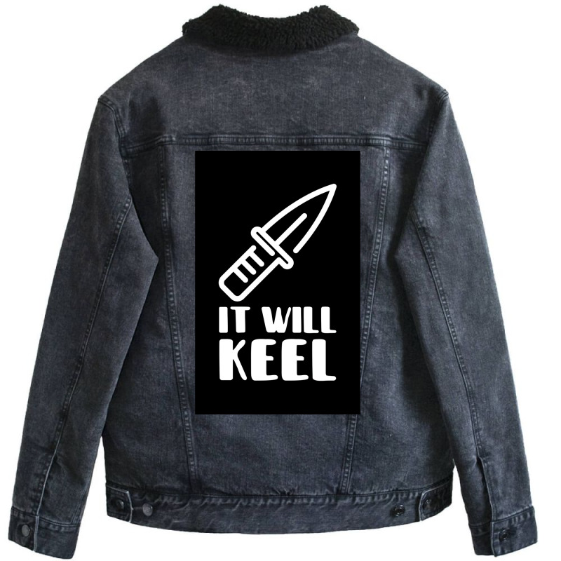 It Will Keel Poster Tumblr Unisex Sherpa-Lined Denim Jacket by ferrarperishc | Artistshot