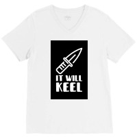 It Will Keel Poster Tumblr V-neck Tee | Artistshot