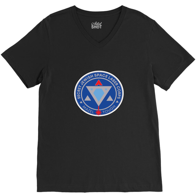 Secret Jewish Space Laser Corps V-neck Tee | Artistshot