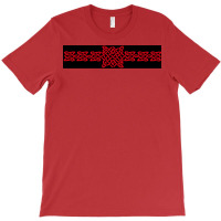 Slavic Nordic Celtic Viking Ornament Patterns  Red Girl T-shirt | Artistshot