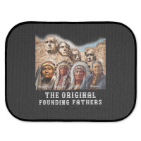 Original Founding Fathers Native American Retro Tribe Pride Rear Car Mat | Artistshot