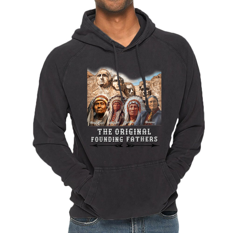 Original Founding Fathers Native American Retro Tribe Pride Vintage Hoodie | Artistshot