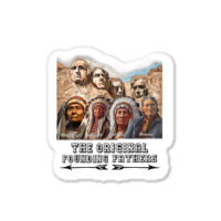 Original Founding Fathers Native American Retro Tribe Pride Sticker | Artistshot