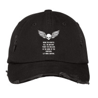 Let None Survive Wargaming Meme Vintage Cap | Artistshot