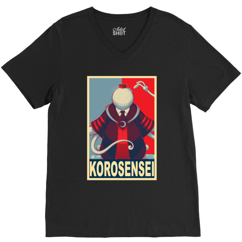 Korosensei Poster 1 V-neck Tee | Artistshot