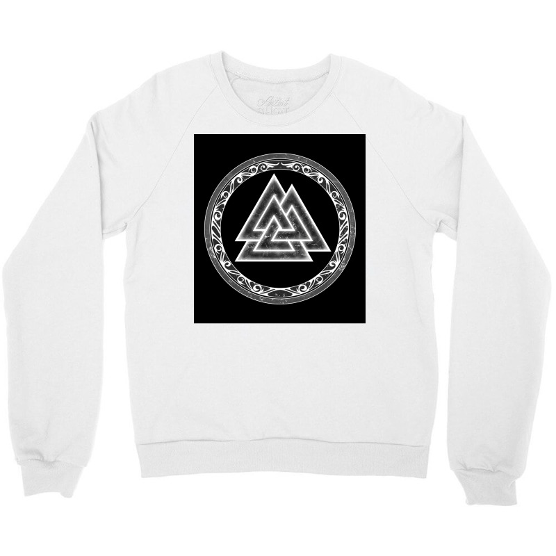 Valknut  Summer 80s Vintage Crewneck Sweatshirt by cuestapinnb | Artistshot