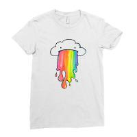 Newcloud Overlay Rainbow Ladies Fitted T-shirt | Artistshot