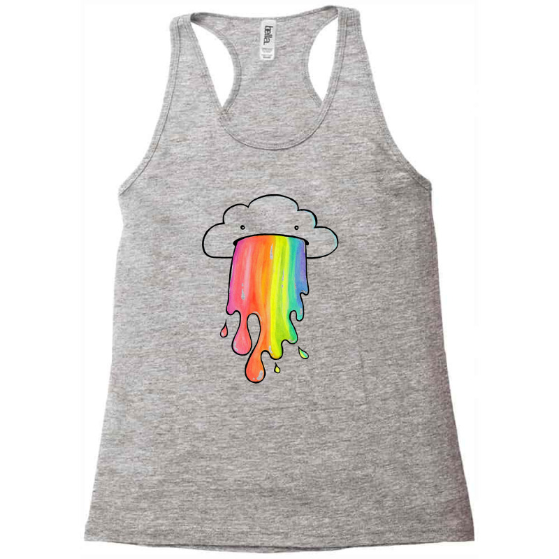 Newcloud Overlay Rainbow Racerback Tank by ridomaga | Artistshot