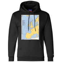 Uk Shipping Forecast Map  70s Aesthetic Champion Hoodie | Artistshot