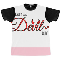 Tv Season 5 Really Sad Devil Guy Poster Tumblr Graphic T-shirt | Artistshot