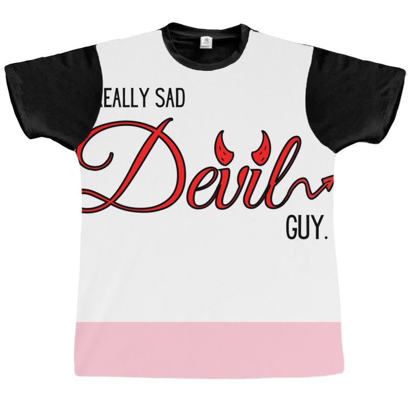 Tv Season 5 Really Sad Devil Guy Poster Tumblr Graphic T-shirt by ajidkannurp | Artistshot