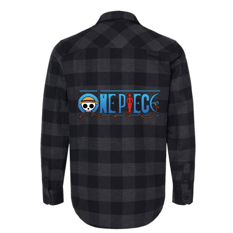 One Piece Letters Flannel Shirt by soeltanrais | Artistshot