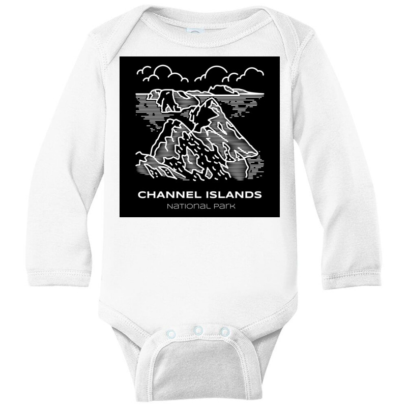 Islands National Park Long Sleeve Baby Bodysuit by robindaniel | Artistshot