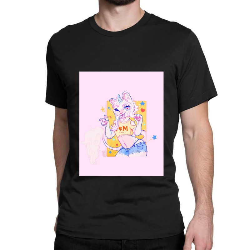 Femme Feline Graphic Classic T-shirt | Artistshot