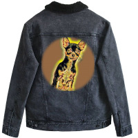 Happy Children And Parents Wiin The Nature Unisex Sherpa-lined Denim Jacket | Artistshot