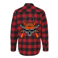 Skull And Ak 47 Flannel Shirt | Artistshot