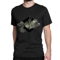 Atheris Squamigera “tiger” And Gladiolus In A Black Diamond Classic T-shirt | Artistshot