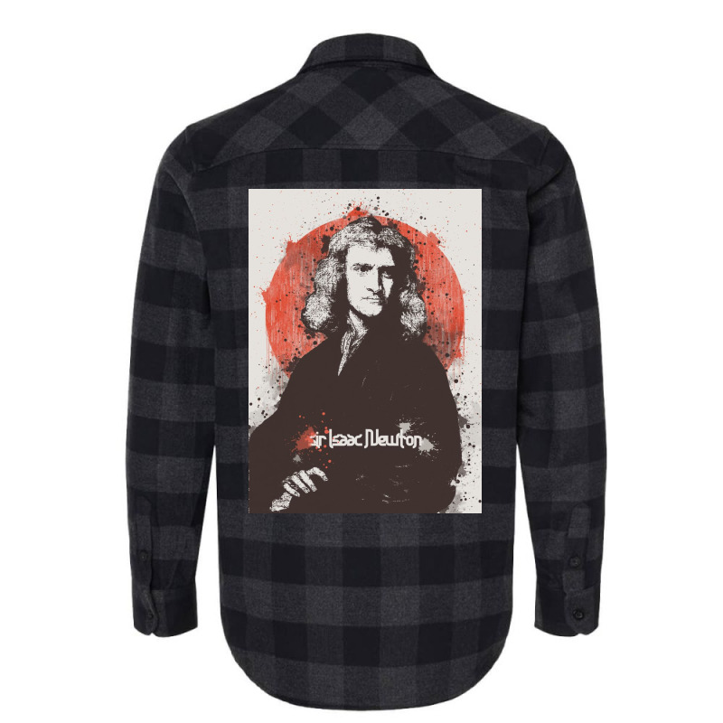 Sir Isaac Newton Painting Art Flannel Shirt | Artistshot