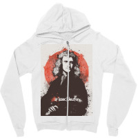 Sir Isaac Newton Painting Art Zipper Hoodie | Artistshot