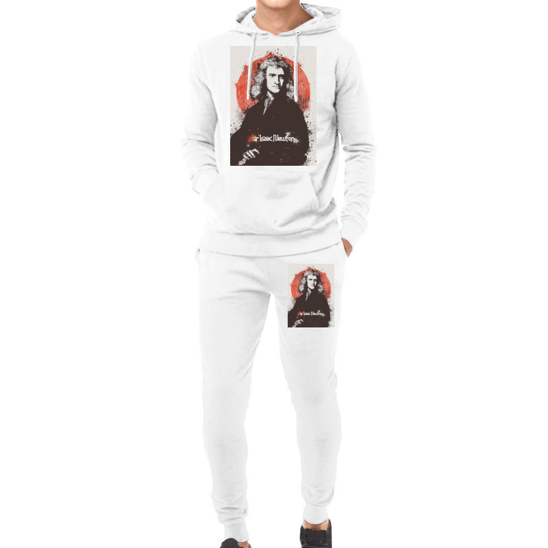 Sir Isaac Newton Painting Art Hoodie & Jogger Set | Artistshot