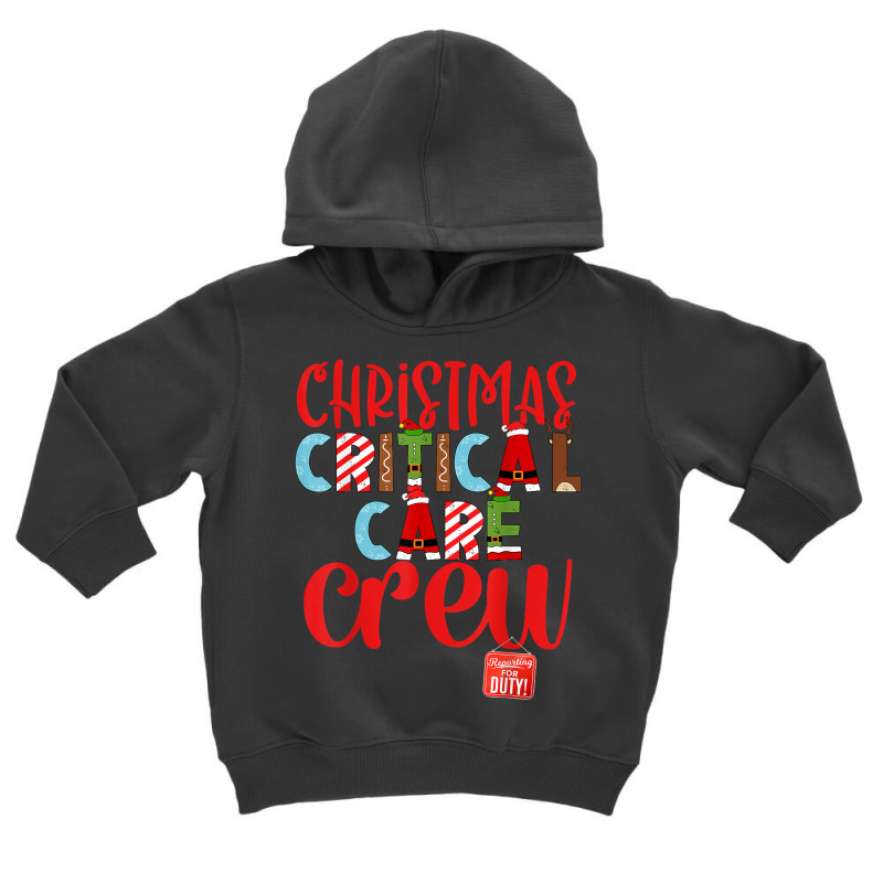 Christmas Critical Care Crew Nurse Tech & Aide Assistant Er T Shirt Toddler Hoodie by hyong5i4 | Artistshot