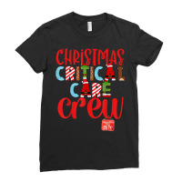 Christmas Critical Care Crew Nurse Tech & Aide Assistant Er T Shirt Ladies Fitted T-shirt | Artistshot