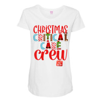 Christmas Critical Care Crew Nurse Tech & Aide Assistant Er T Shirt Maternity Scoop Neck T-shirt | Artistshot