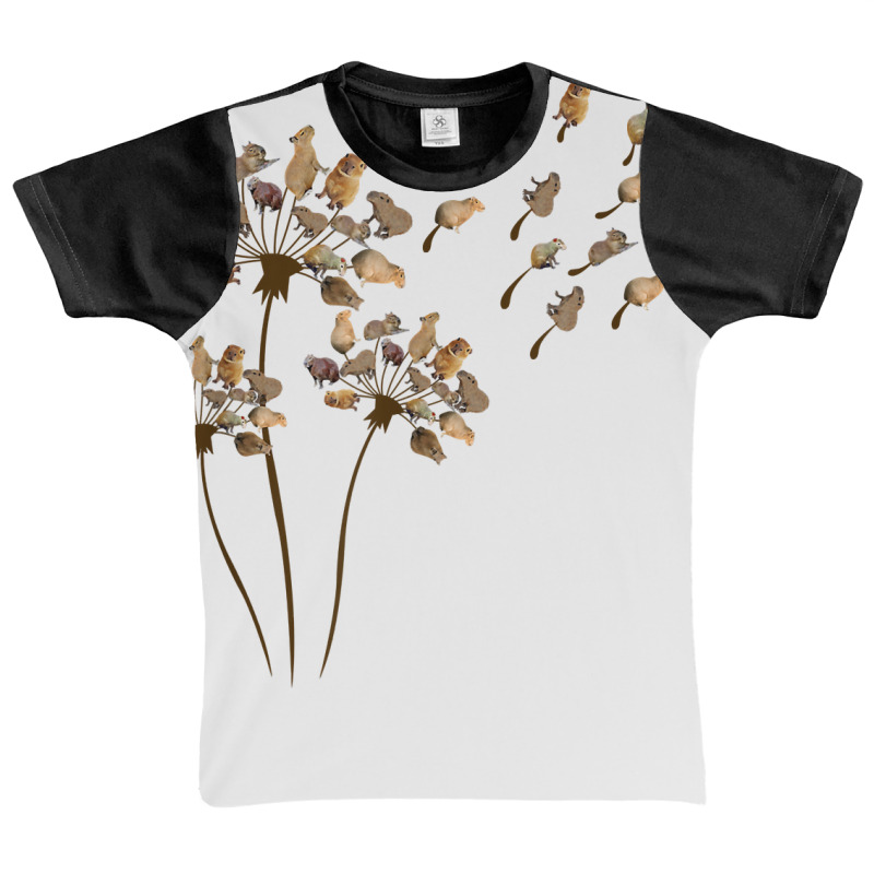 Capybara Flower Fly Dandelion Capybara Funny Capybara T Shirt Graphic Youth T-shirt by veroniquetour3tz | Artistshot