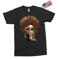 Curly Curvy Caramel Cutie Melanin Women Black History Month T Shirt Exclusive T-shirt | Artistshot